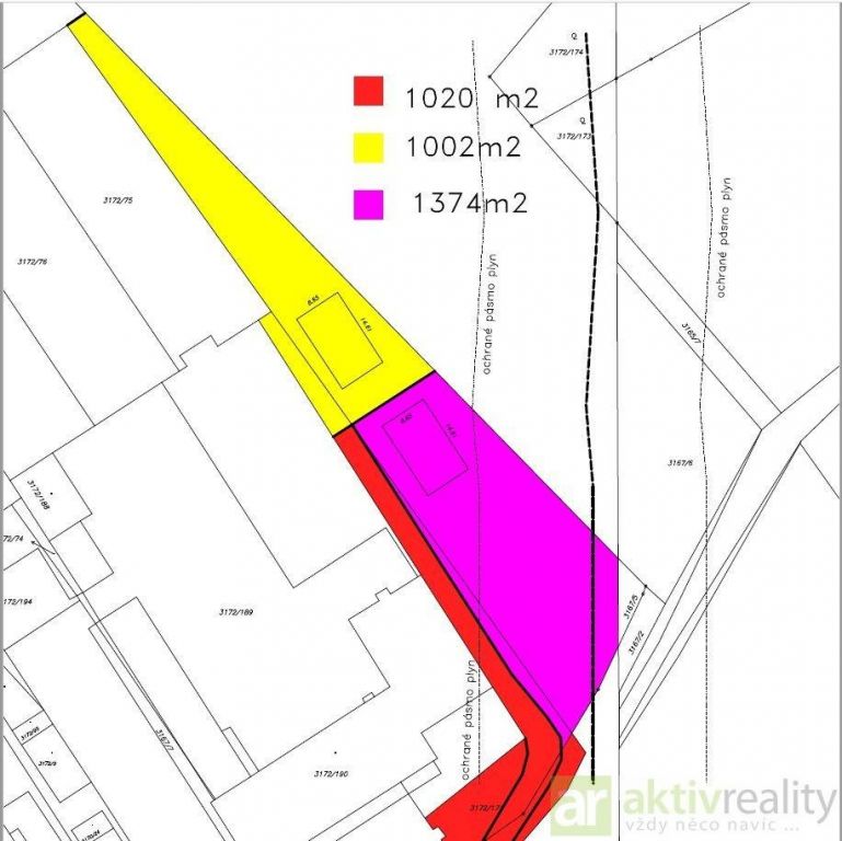 Prodej pozemku, Pro bydlení, 1374 m<sup>2</sup>