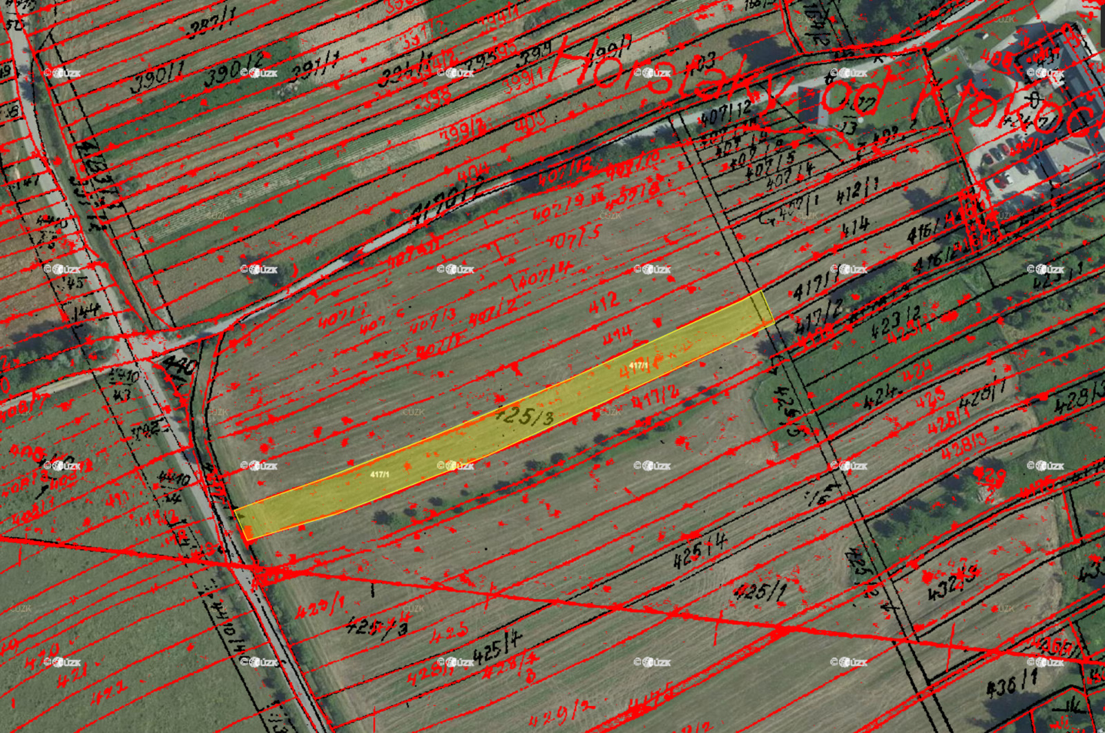 Prodej pozemku, Zemědělská půda, 2431 m<sup>2</sup>