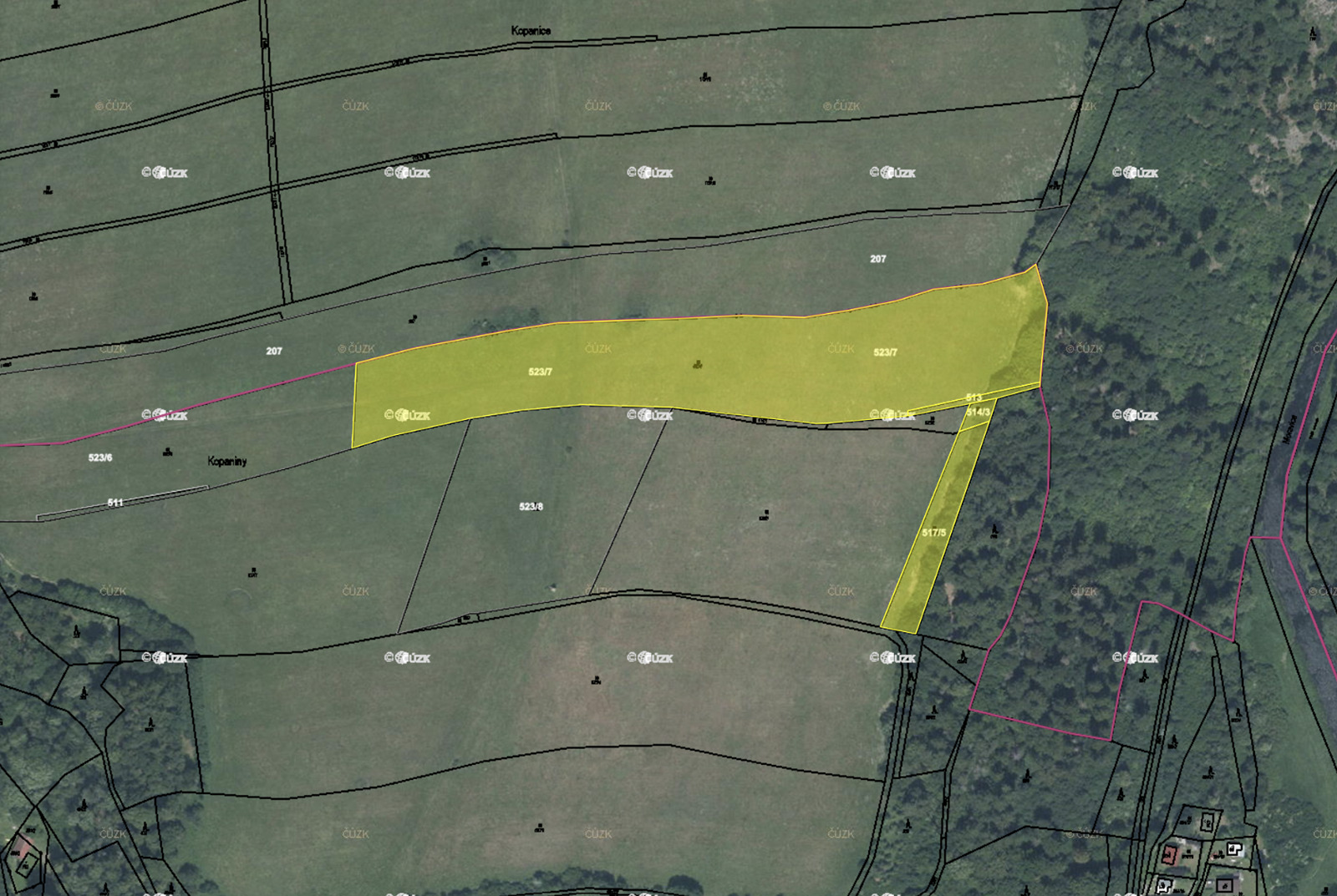 Prodej pozemku, Zemědělská půda, 20874 m<sup>2</sup>