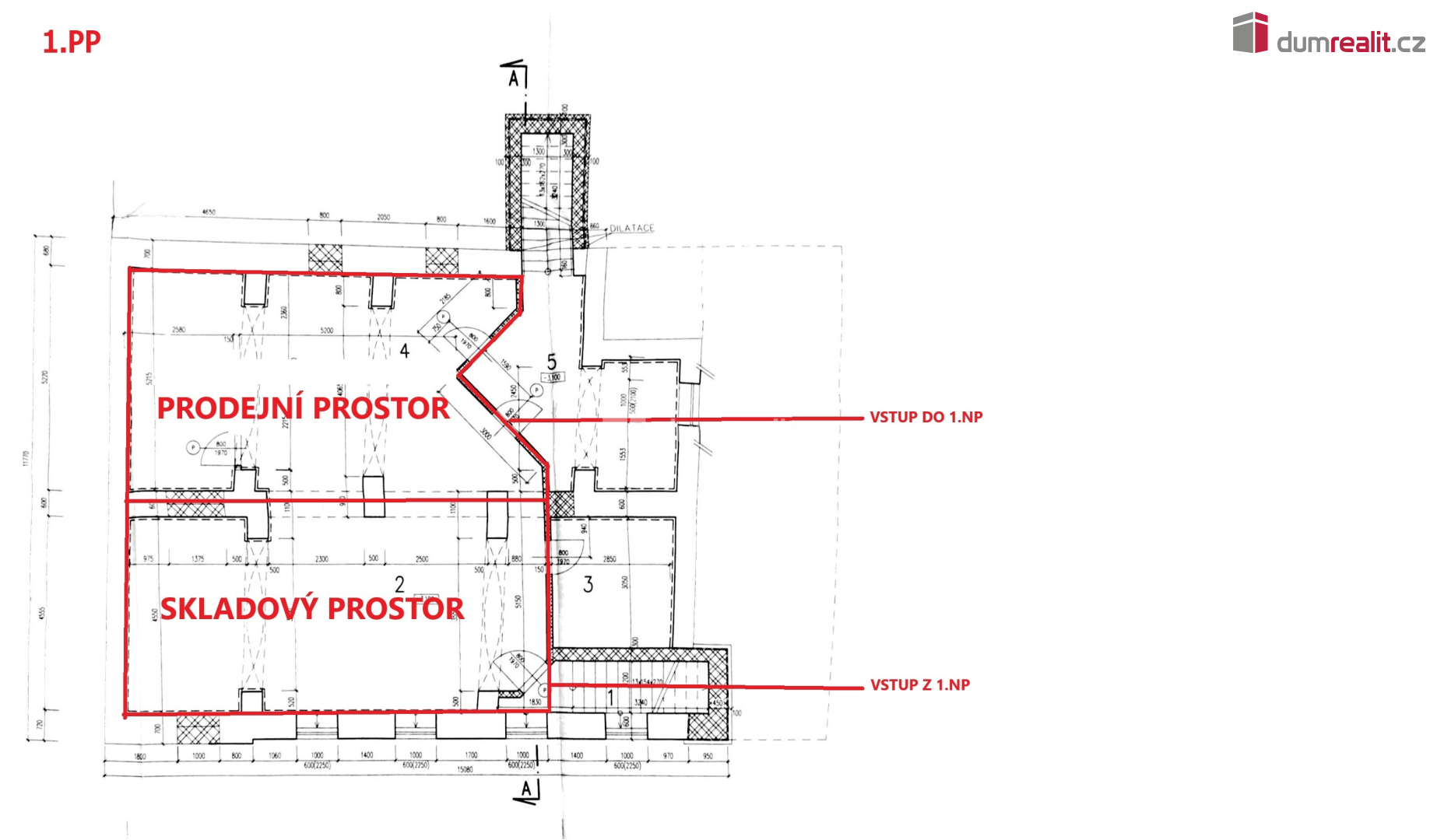 Pronájem komerčního objektu, Obchodní prostory, 150 m<sup>2</sup>