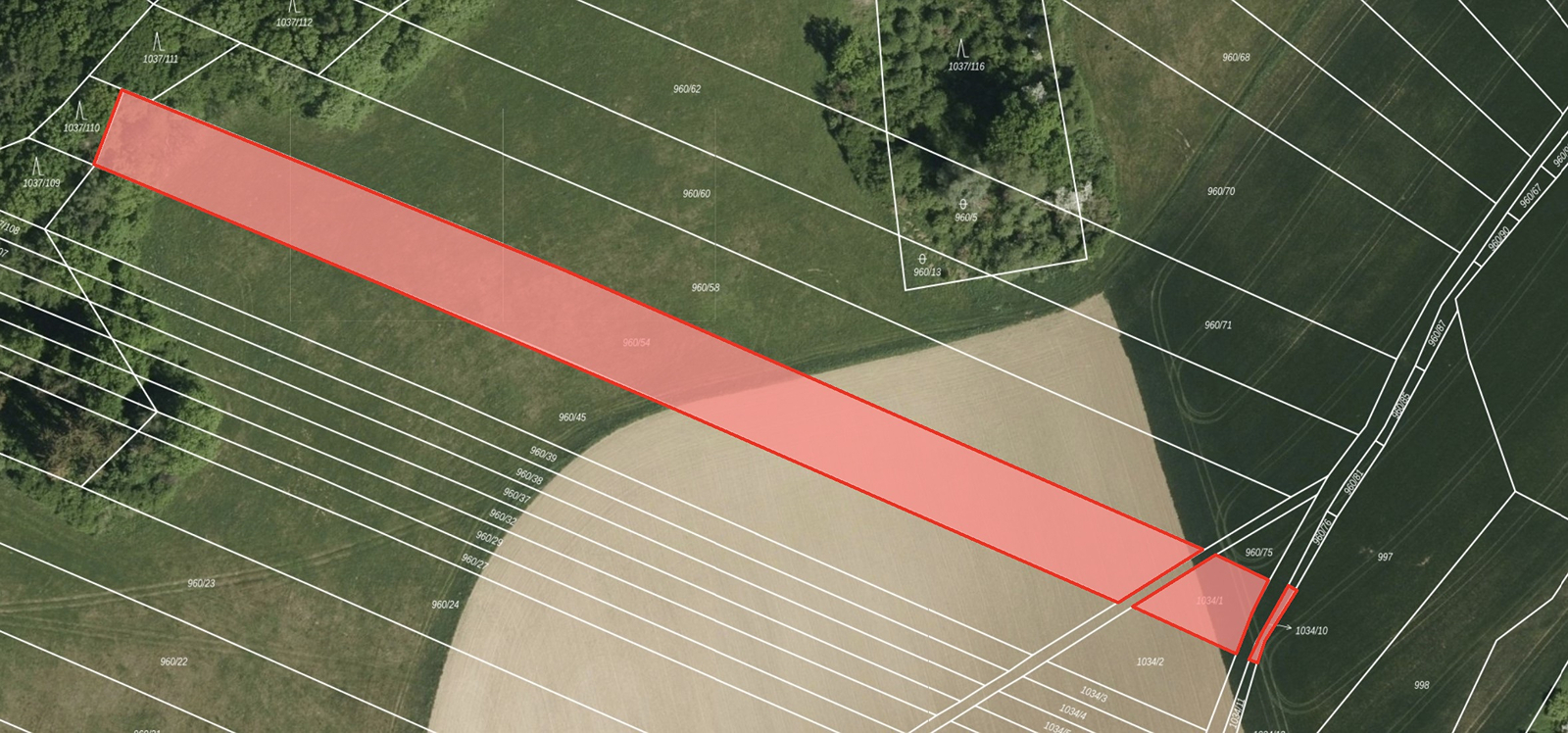 Prodej pozemku, Zemědělská půda, 5618 m<sup>2</sup>