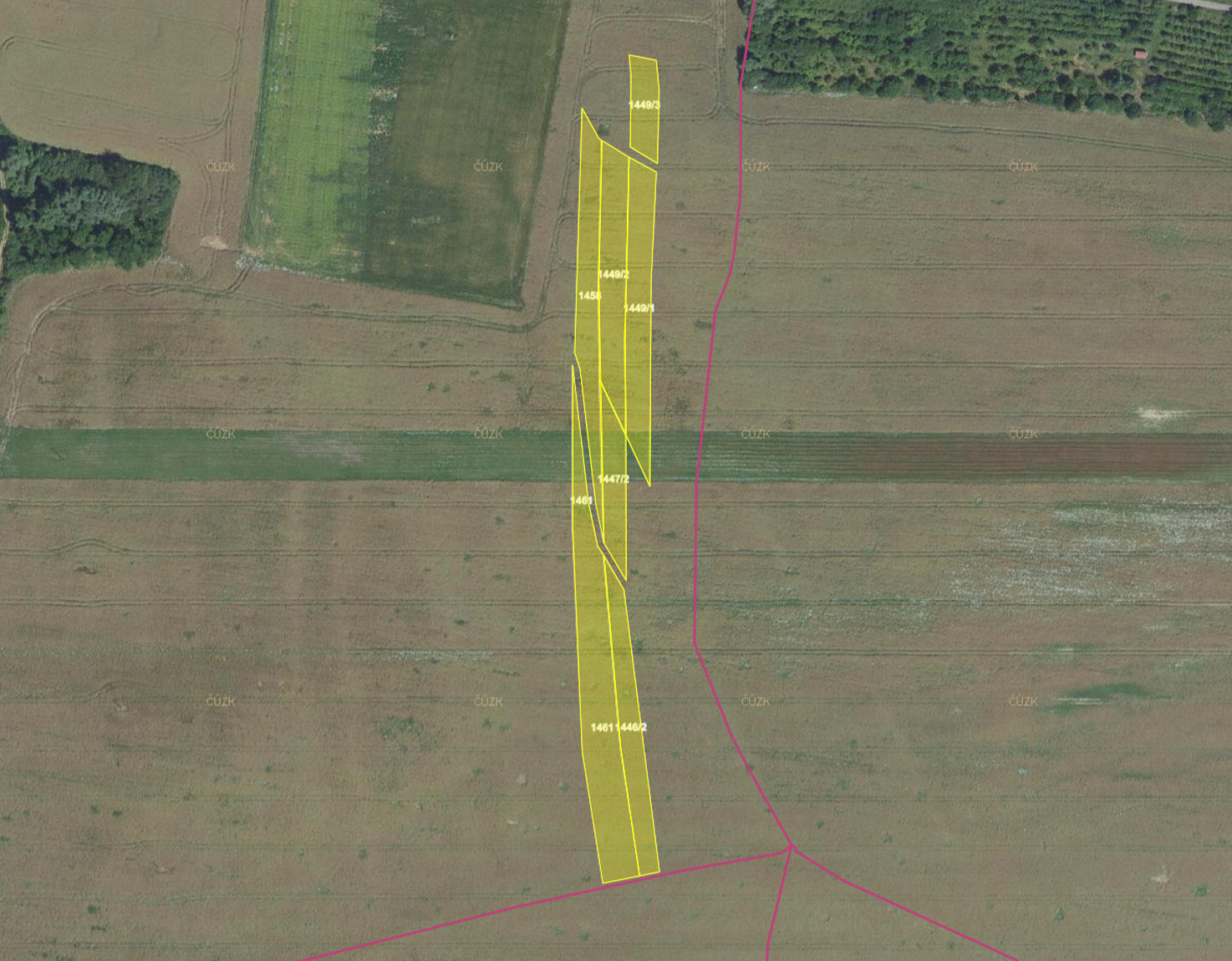 Prodej pozemku, Zemědělská půda, 8073 m<sup>2</sup>